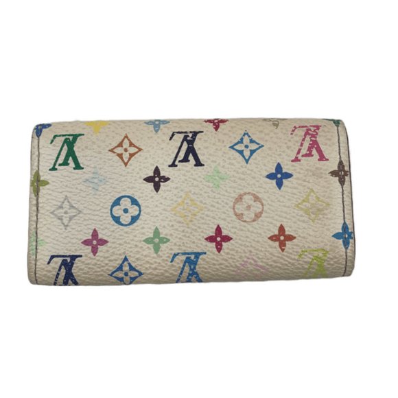 Authentic Louis Vuitton White Multicolor Key Case - Picture 3 of 16
